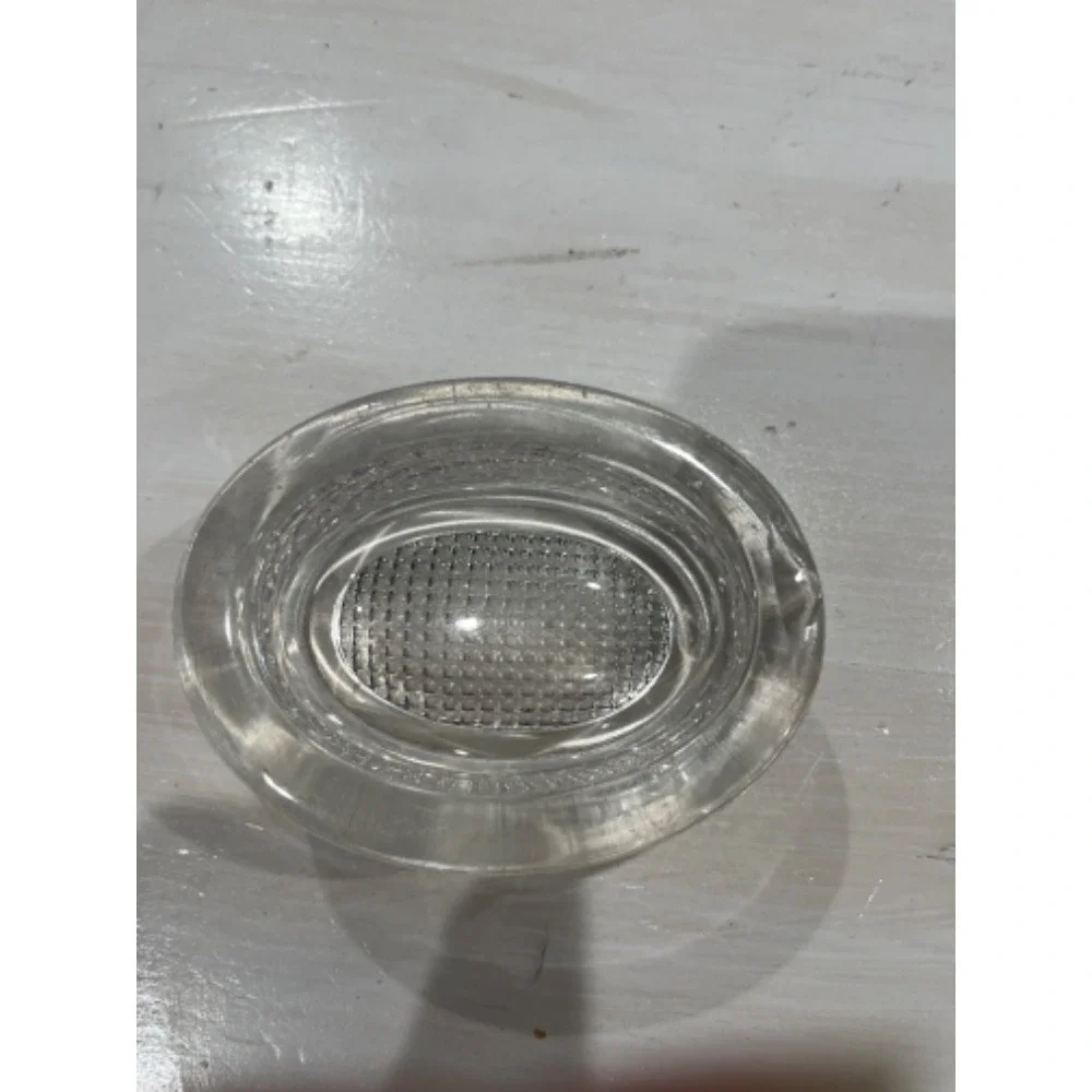 Clear Glass master Salt Cellar Open Top Round Shape Kitchen Decor 3.5